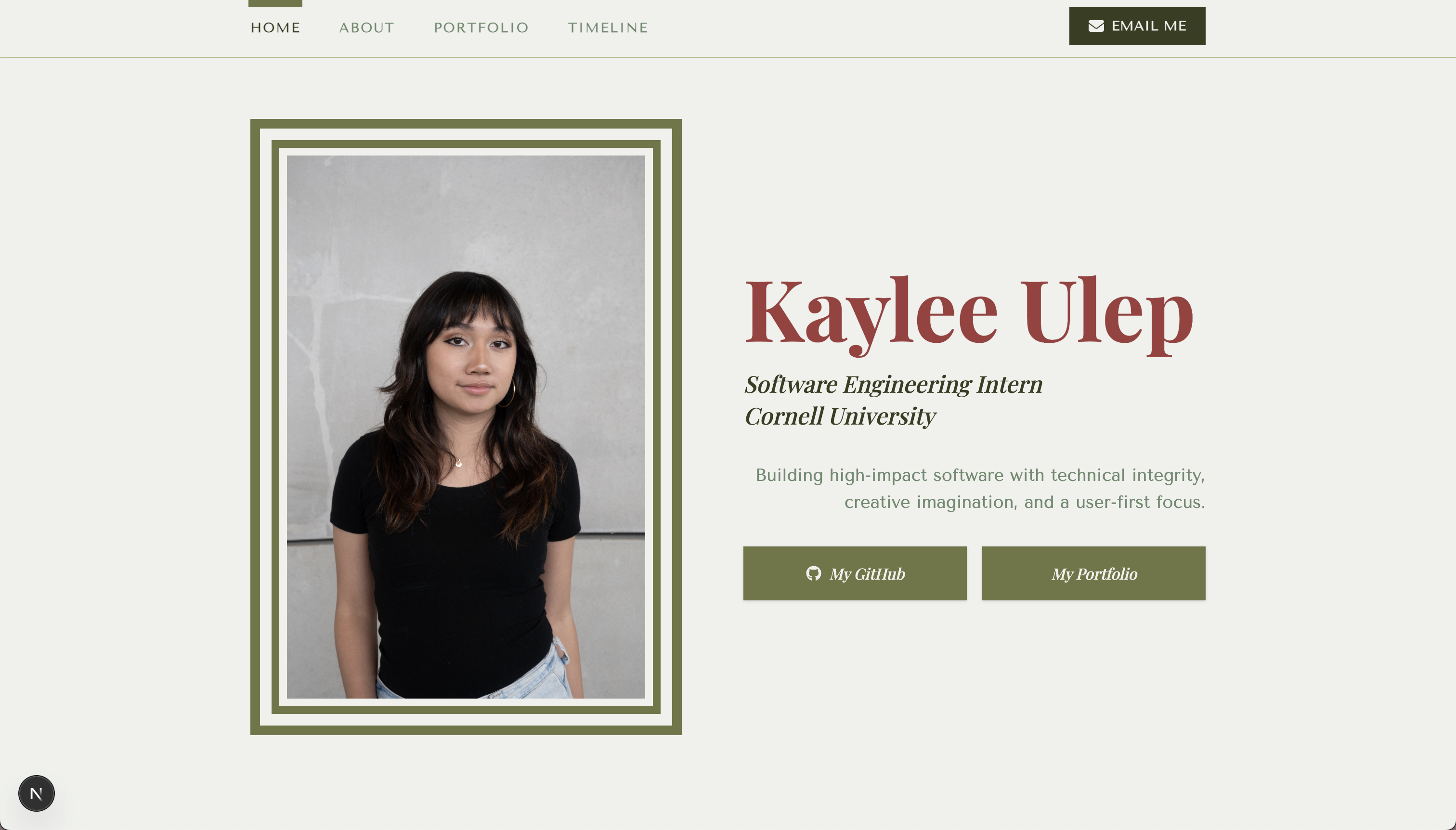 Demo of Kaylee Ulep Professional Portfolio